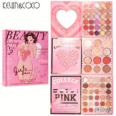 Anime Style 72 Hot Girl Eyeshadow Palette Shimmer High Pigment Blush Palette