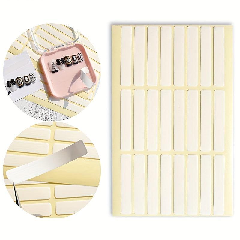 Double Sided Adhesive Nail Stickers Tape - 24 Stickers Set