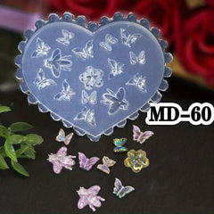 3D Silicone Nail Art Mold Small Flowers for Manicures