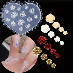 3D Silicone Nail Art Mold Small Flowers for Manicures
