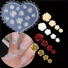 3D Silicone Nail Art Mold Small Flowers for Manicures