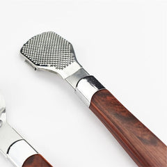 Wooden Handle Foot Scraper for Soft Smooth Feet
