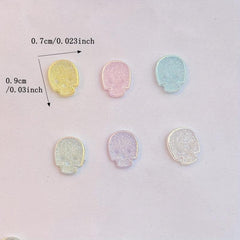 50pcs Resin Halloween Skull Nail Art Charms for DIY Nail Art Decoration