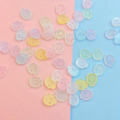 50pcs Resin Halloween Skull Nail Art Charms for DIY Nail Art Decoration