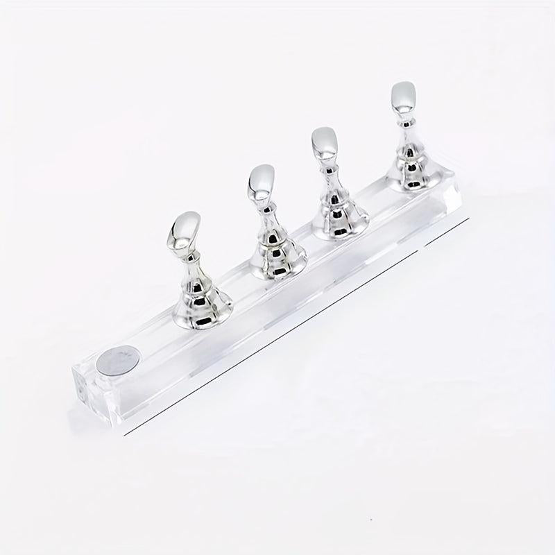 Nail Holder Set False Nail Magnet Fixed Bracket Crystal Tool