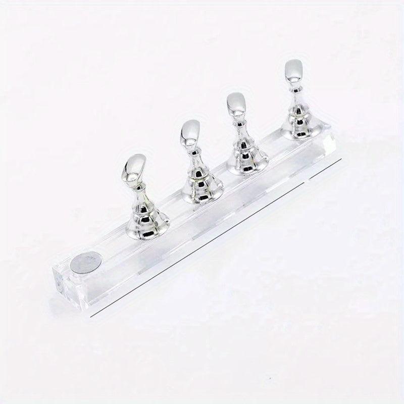 Nail Holder Set False Nail Magnet Fixed Bracket Crystal Tool