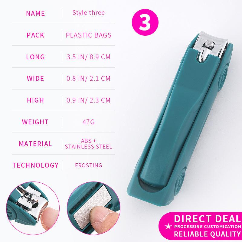 Stainless Steel Car Shape Nail Clipper With Storage