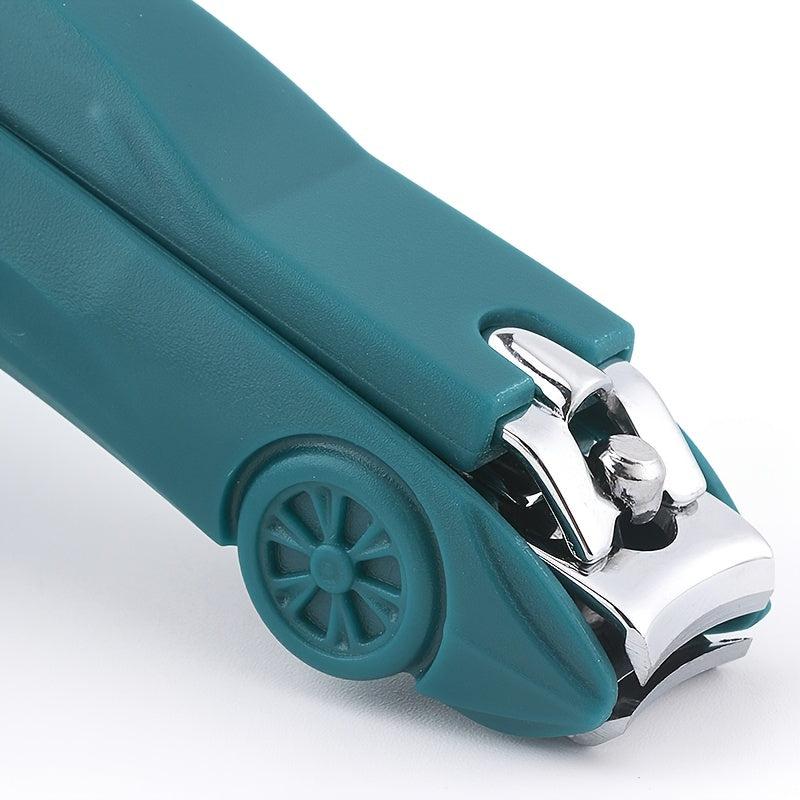 Stainless Steel Car Shape Nail Clipper With Storage