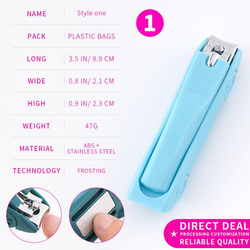 Stainless Steel Car Shape Nail Clipper With Storage