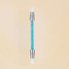 Double Headed Silicone Nail Polish Carving Pen 5 Colors