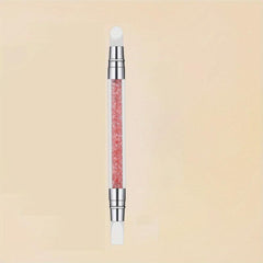 Double Headed Silicone Nail Polish Carving Pen 5 Colors