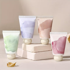 4pcs Hand Cream Gift Set for Dry Hands Mother's Christmas Gift