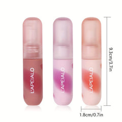 Velvet Lip Gloss Set 3pcs Moisturizing Soft Texture