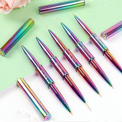 Metal Rod Nail Art Double-ended Drawing Pen