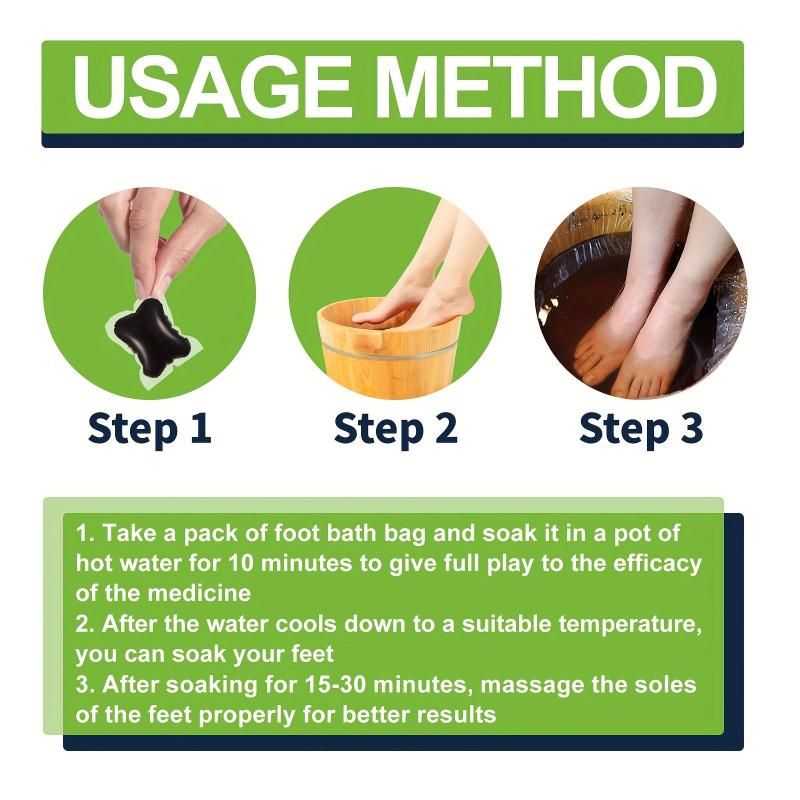 3 Bags Gel Bead Foot Soak Herbal Detox & Shaping