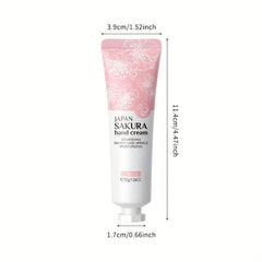 Sakura Hand Cream 30g Nourish Moisturize Soft Supple Skin