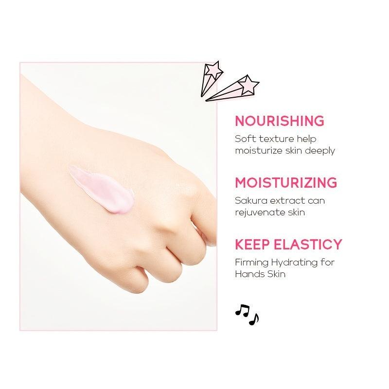 Sakura Hand Cream 30g Nourish Moisturize Soft Supple Skin