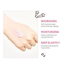 Sakura Hand Cream 30g Nourish Moisturize Soft Supple Skin