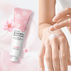 Sakura Hand Cream 30g Nourish Moisturize Soft Supple Skin