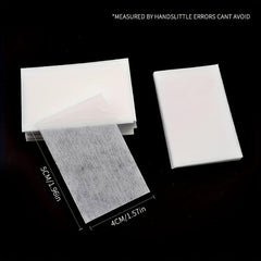500 Pcs Gel Nail Polish Remover Clean Lint Cotton Pads Disposable