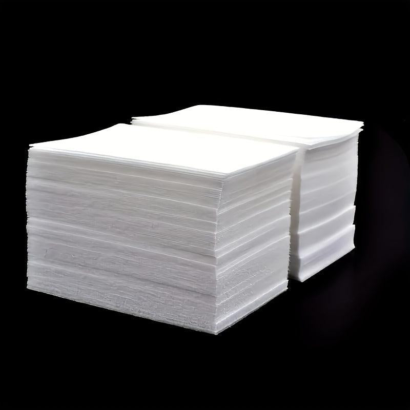 500 Pcs Gel Nail Polish Remover Clean Lint Cotton Pads Disposable