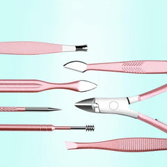 18 Pcs Manicure Pedicure Set Nail Clipper Cutter Files Ear Spoon Beauty Tools