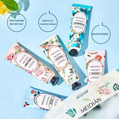 5pcs Floral Fragrance Hand Cream Set- Travel Size Hand Lotion for Women