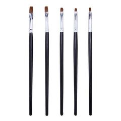 5 pcs Floral Nail Art Brush Set for Manicures