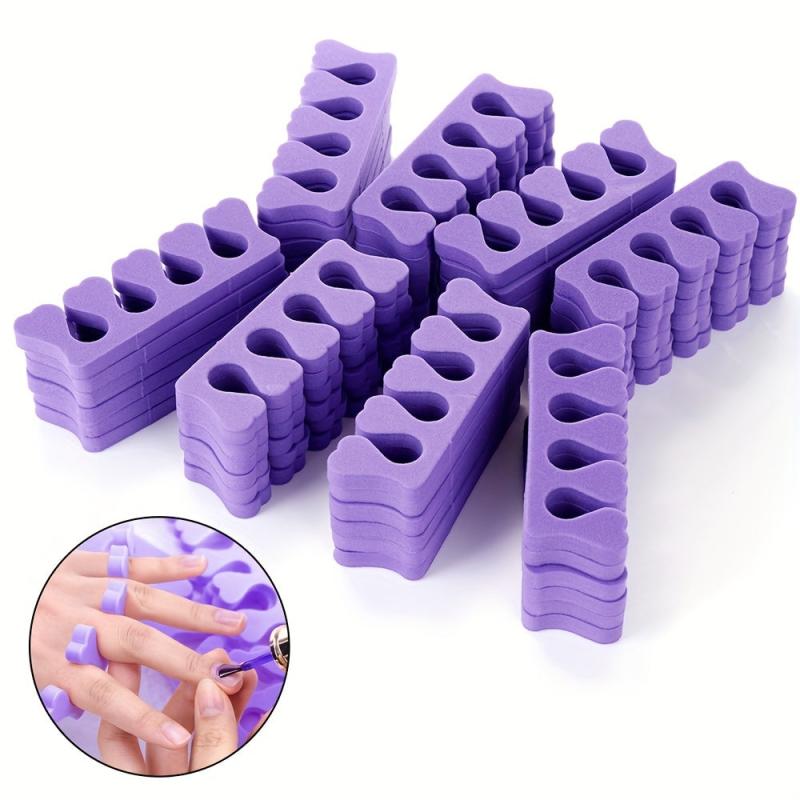 20pcs Soft Sponge Foam Finger Separator Toe Splitter Nail Art Tools