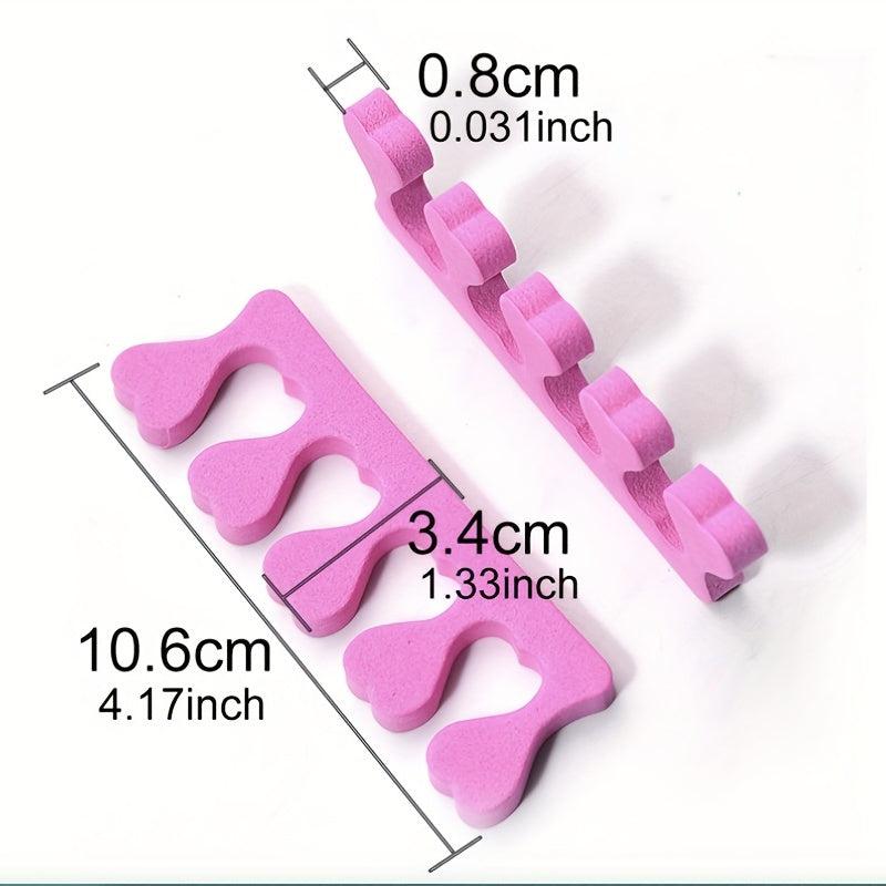 20pcs Soft Sponge Foam Finger Separator Toe Splitter Nail Art Tools