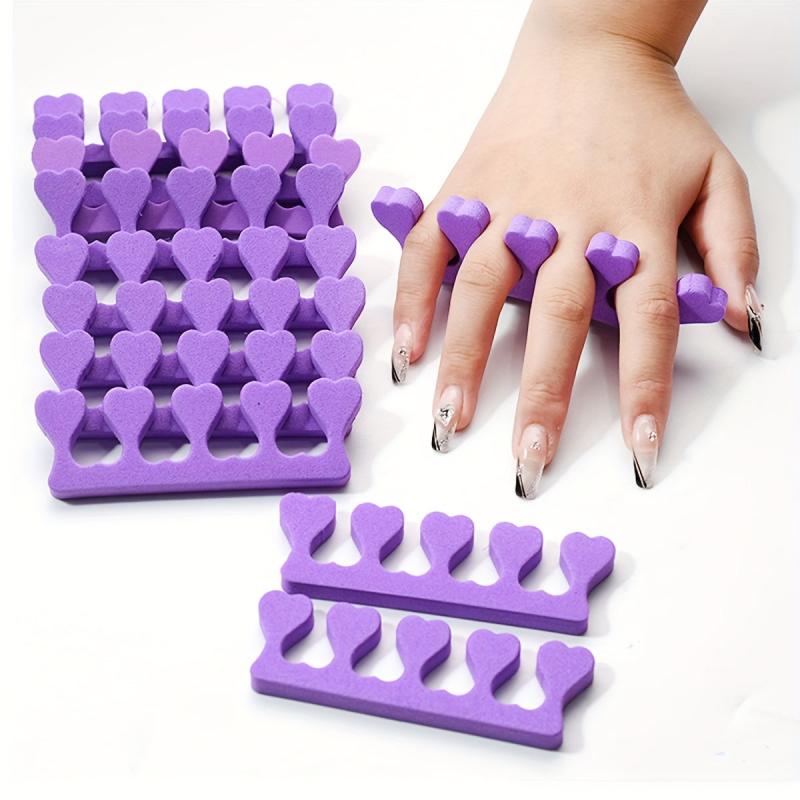 20pcs Soft Sponge Foam Finger Separator Toe Splitter Nail Art Tools