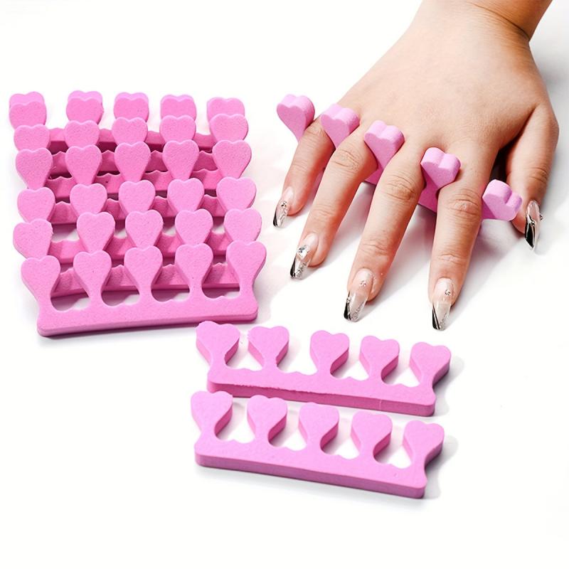 20pcs Soft Sponge Foam Finger Separator Toe Splitter Nail Art Tools