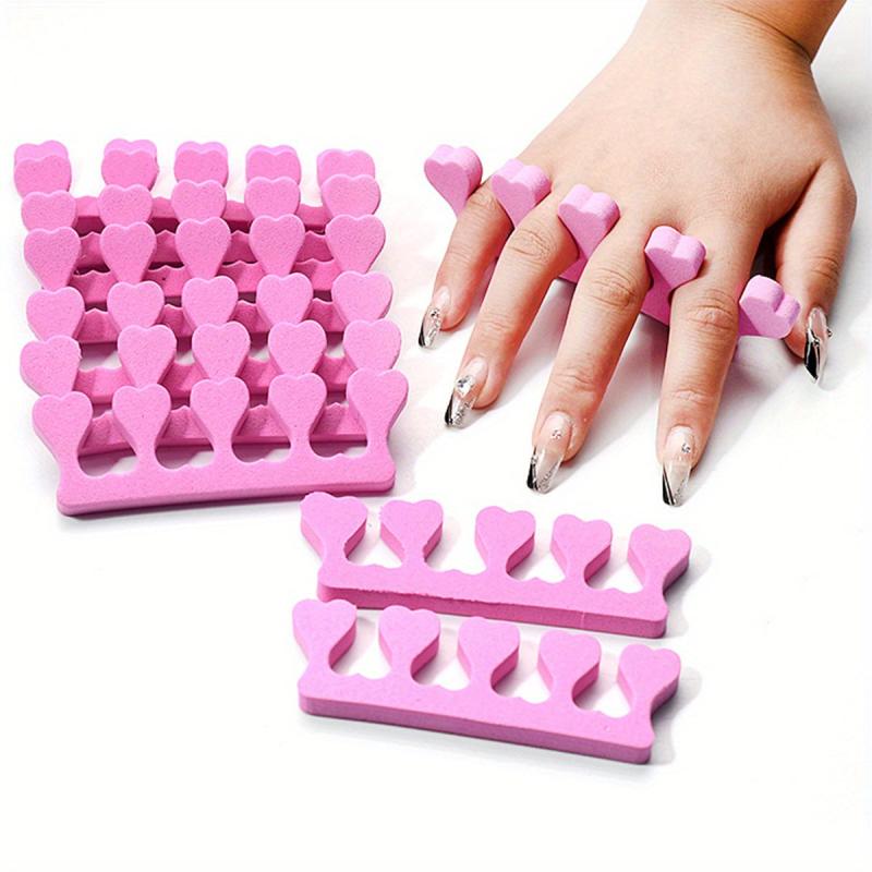 20pcs Soft Sponge Foam Finger Separator Toe Splitter Nail Art Tools