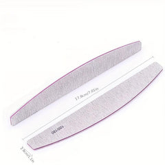 Manicure Pedicure Nail File Styling Tools Half Moon Nail Art