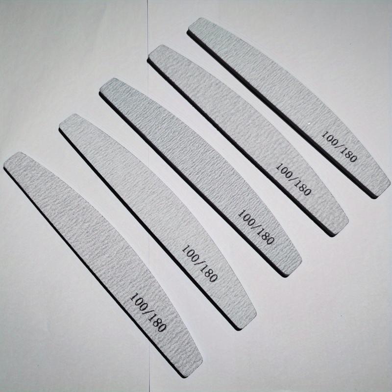 Manicure Pedicure Nail File Styling Tools Half Moon Nail Art