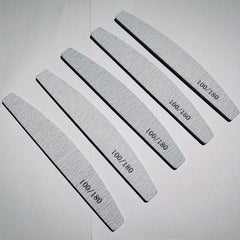 Manicure Pedicure Nail File Styling Tools Half Moon Nail Art