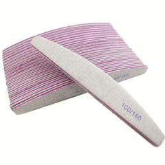 Manicure Pedicure Nail File Styling Tools Half Moon Nail Art