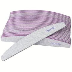 Manicure Pedicure Nail File Styling Tools Half Moon Nail Art