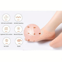 Moisturizing Silicone Socks for Foot Cracks Protection