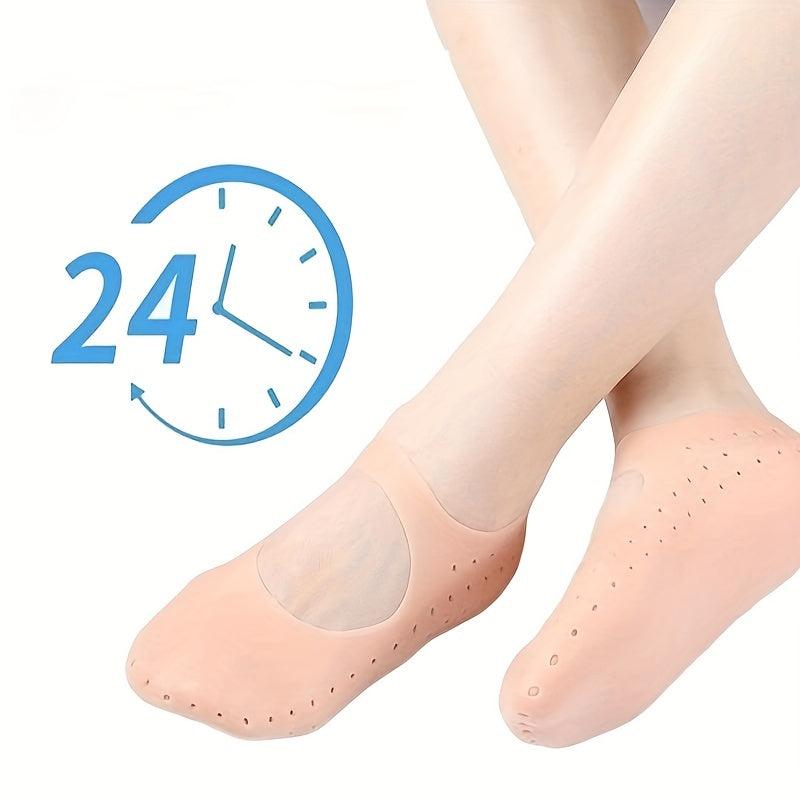 Moisturizing Silicone Socks for Foot Cracks Protection