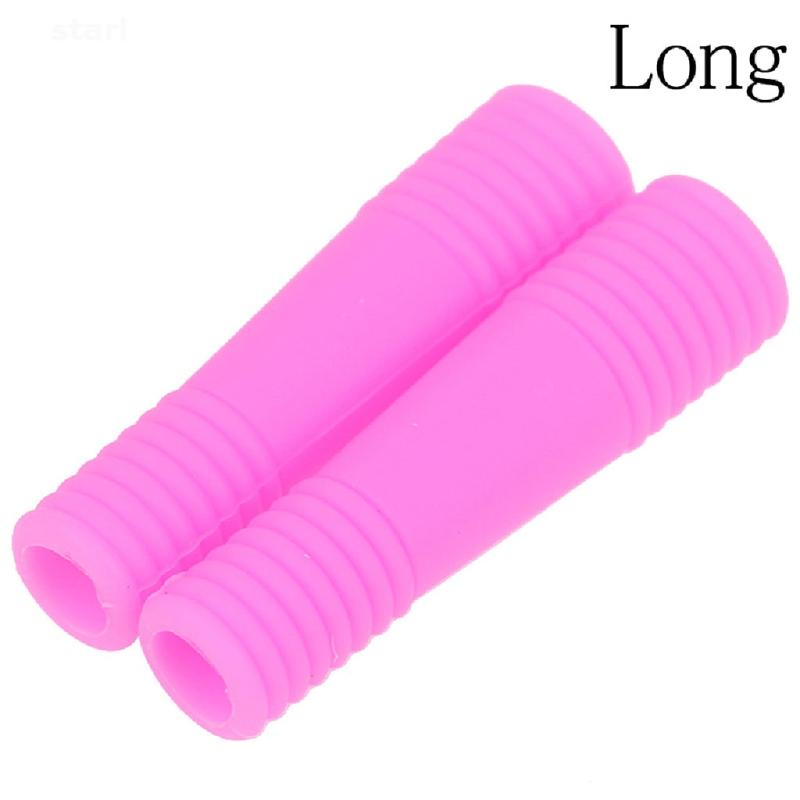 2Pcs Silicone Nipper Cover Sleeve for Nail Cuticle Scissors Tweezers