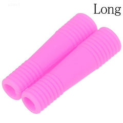 2Pcs Silicone Nipper Cover Sleeve for Nail Cuticle Scissors Tweezers
