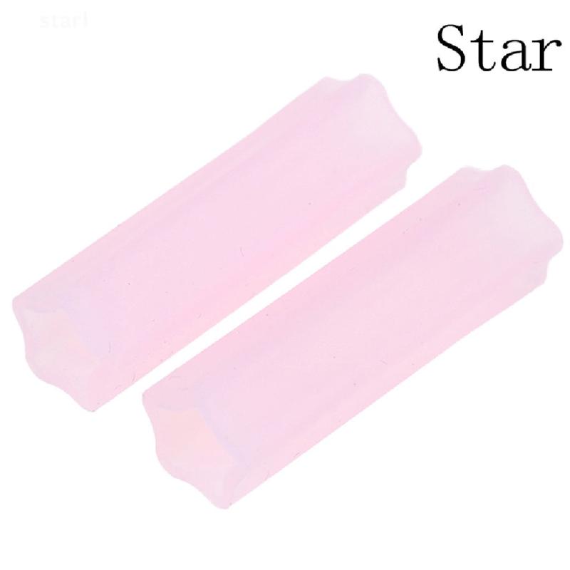 2Pcs Silicone Nipper Cover Sleeve for Nail Cuticle Scissors Tweezers