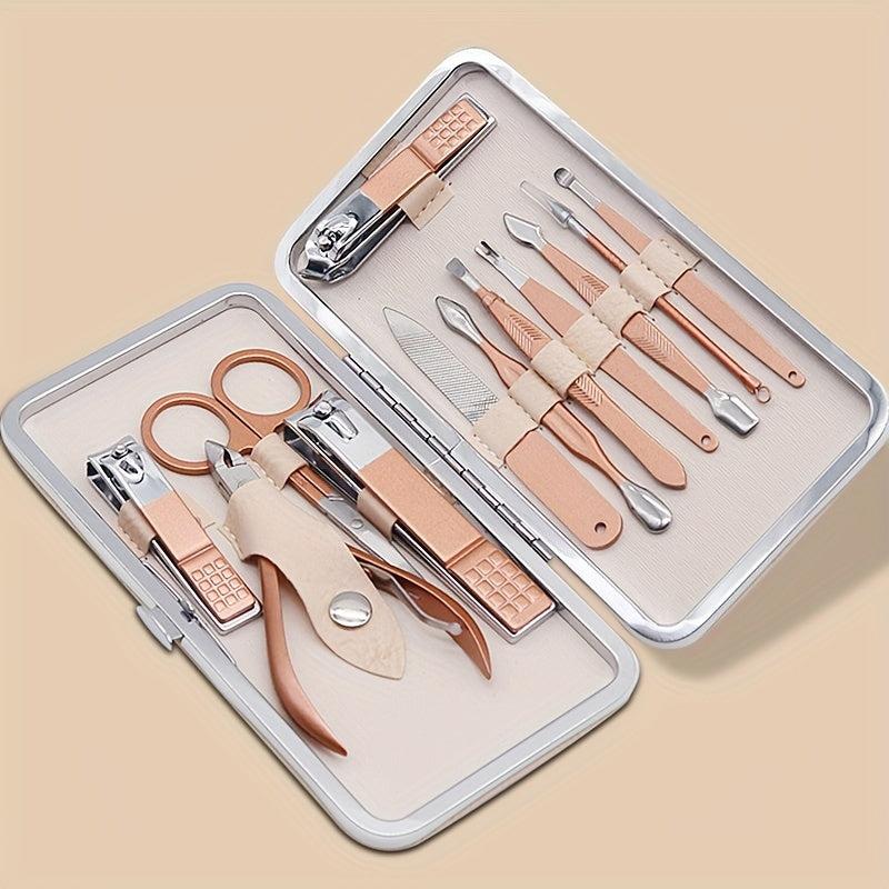 18 pcs Stainless Steel Nail Scissors Set for Men and Women