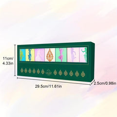 7pcs Floral & Fruity Hand Cream Gift Set for Dry Cracked Skin Repair