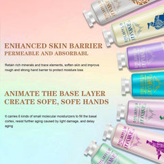 7pcs Floral & Fruity Hand Cream Gift Set for Dry Cracked Skin Repair