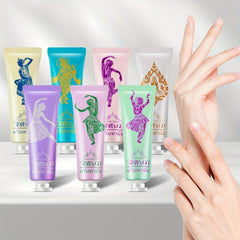 7pcs Floral & Fruity Hand Cream Gift Set for Dry Cracked Skin Repair