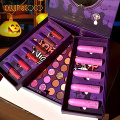 Halloween Eyeshadow & Lipstick Set - Skeleton Moonlight Bride