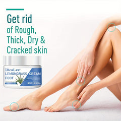 Lemongrass Foot Cream Tea Tree Peppermint Moisturizer Dry Feet