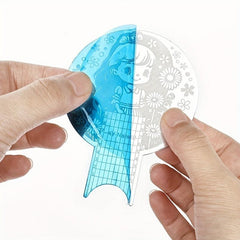 Stainless Steel Nail Stamping Plates Shapes Image Stamp Template